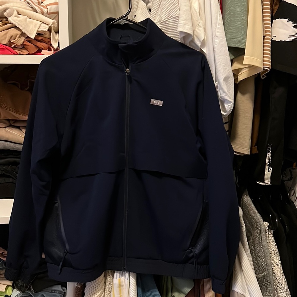 Figs scrub jacket, size medium